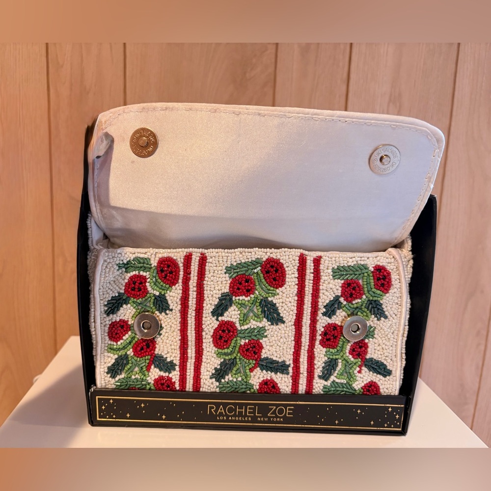 Rachel Zoe Beaded Holly/Floral Shoulder Bag - Picture 2 of 3